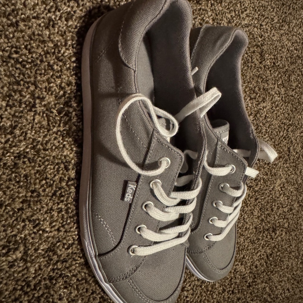 Keds Charcoal Canvas Sneakers